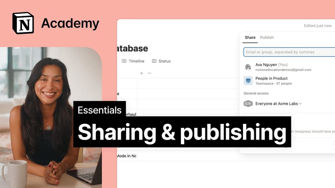 Publish a Notion Site