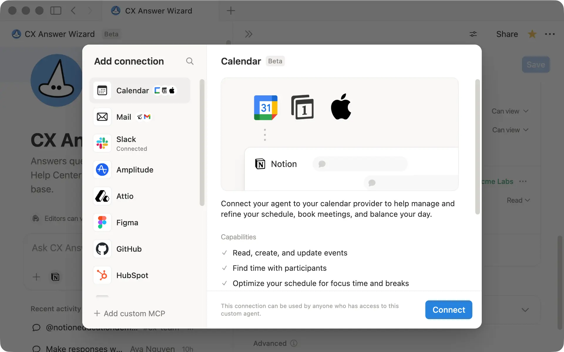guide: MCP agent hero screenshot