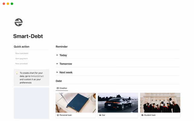 Smart-Debt: loan & debt tracker