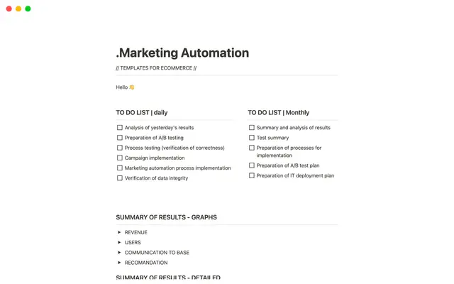 Marketing Automation for eCommerce